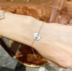 [sparkle Jewelry ]JEUX DE BRACELET MOP PINK GOLD DIAMONDS