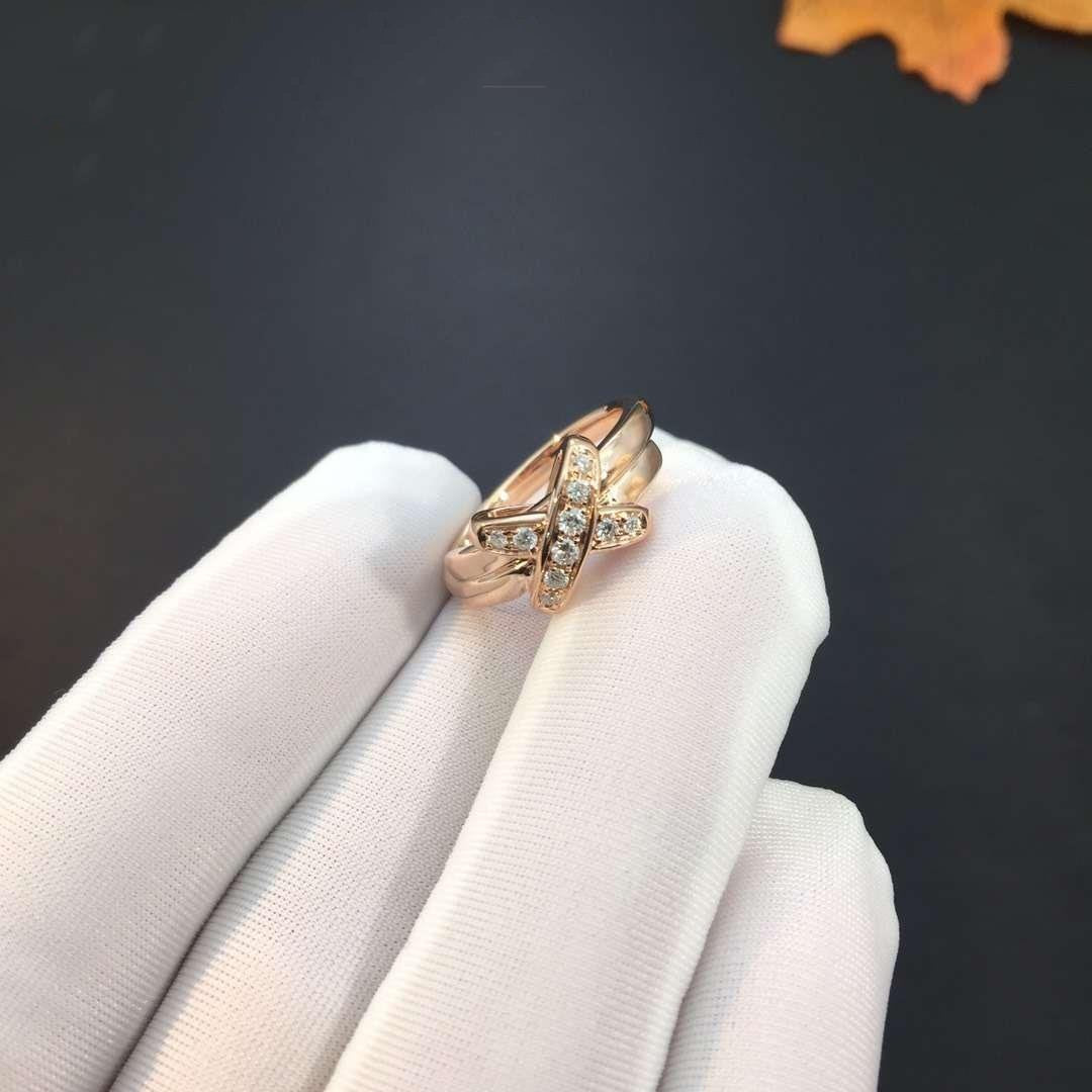 [Sparkle]JEUX DE ROSE GOLD DIAMOND RING