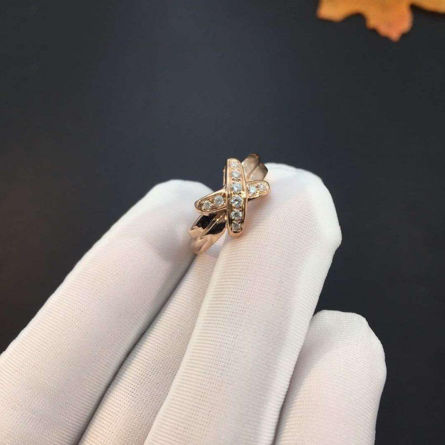 [Sparkle]JEUX DE ROSE GOLD DIAMOND RING