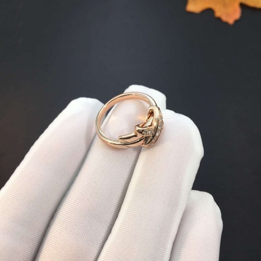 [Sparkle]JEUX DE ROSE GOLD DIAMOND RING