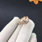 [sparkle Jewelry ]JEUX DE RING PINK GOLD DIAMOND