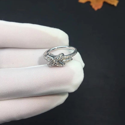 [Sparkle]SILBER DIAMANTRING-SET