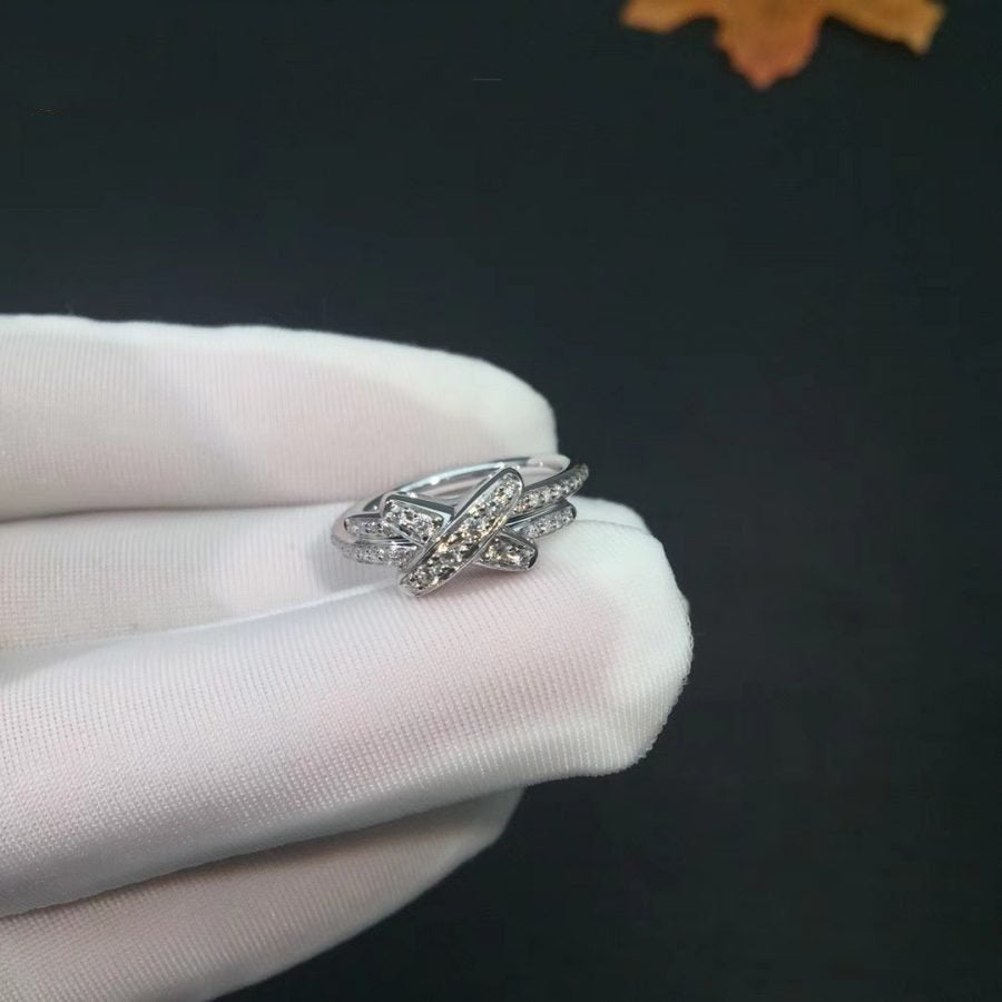 [Sparkle]SILBER DIAMANTRING-SET