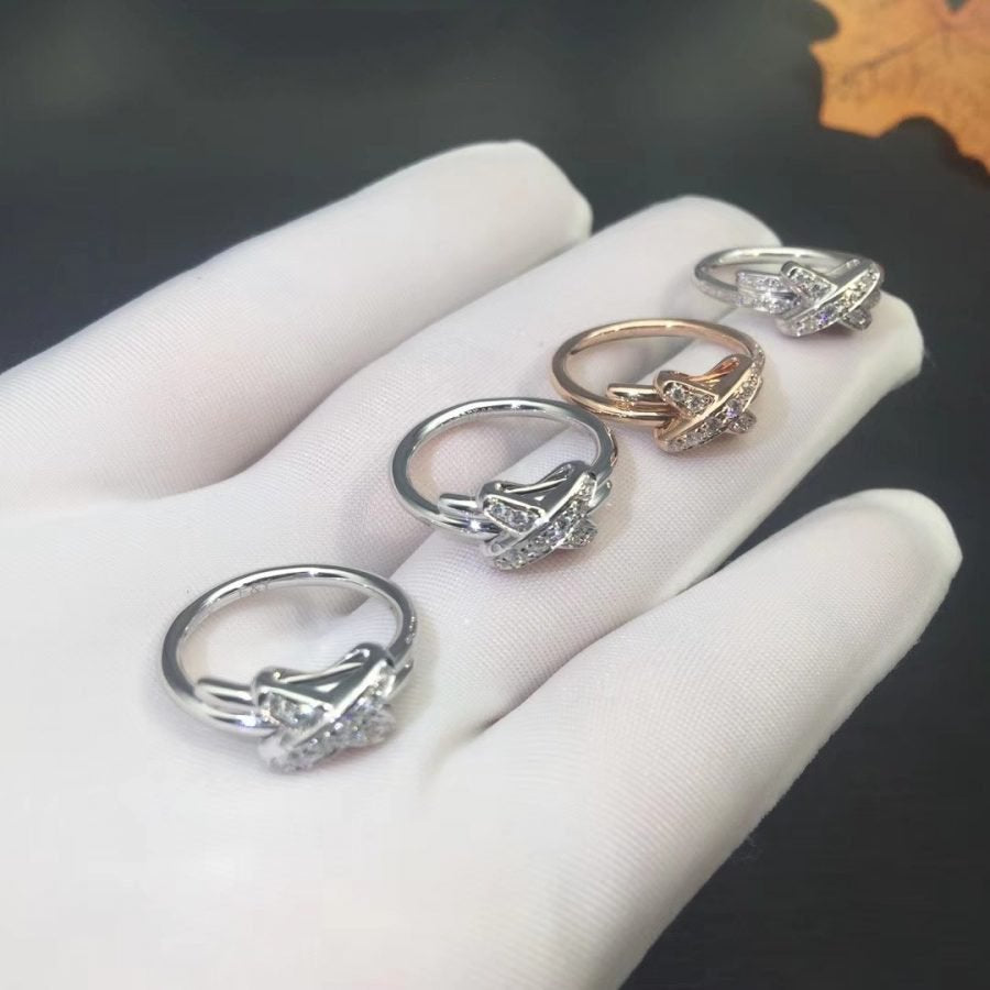 [Sparkle]SILBER DIAMANTRING-SET