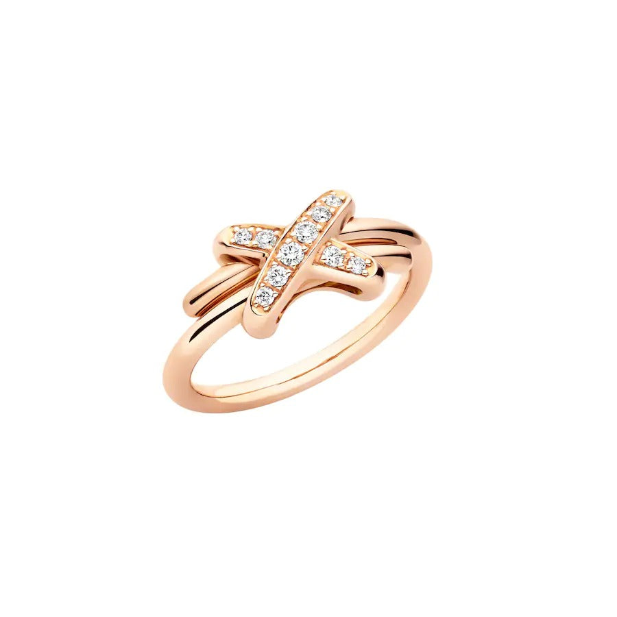 [Sparkle]JEUX DE ROSE GOLD DIAMOND RING
