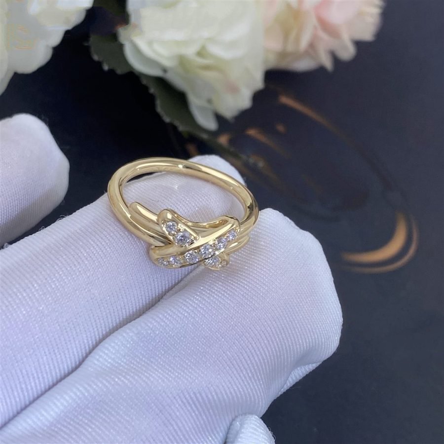 [sparkle Jewelry ]JEUX DE GOLD DIAMOND RING