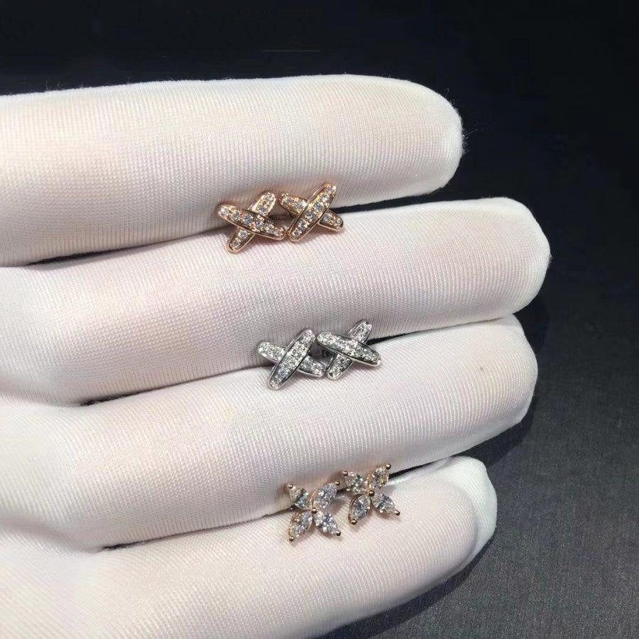 [sparkle Jewelry ]JEUX DE DIAMOND EARRINGS