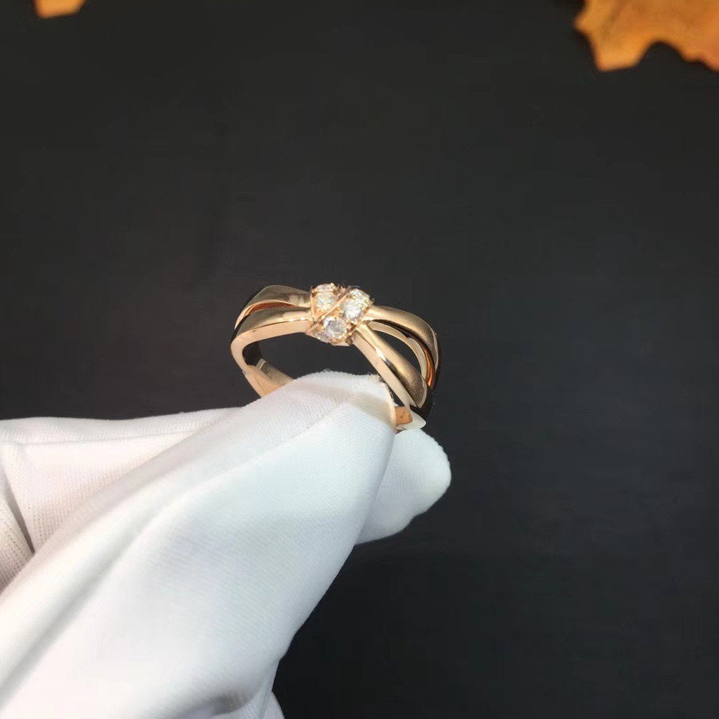 [sparkle Jewelry ]LIENS RING PINK GOLD DIAMOND