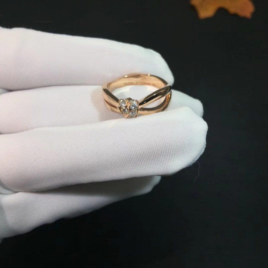 [sparkle Jewelry ]LIENS RING PINK GOLD DIAMOND
