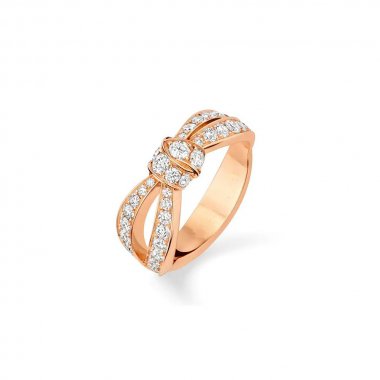 [Sparkle]LIENS ROSE GOLD DIAMOND RING