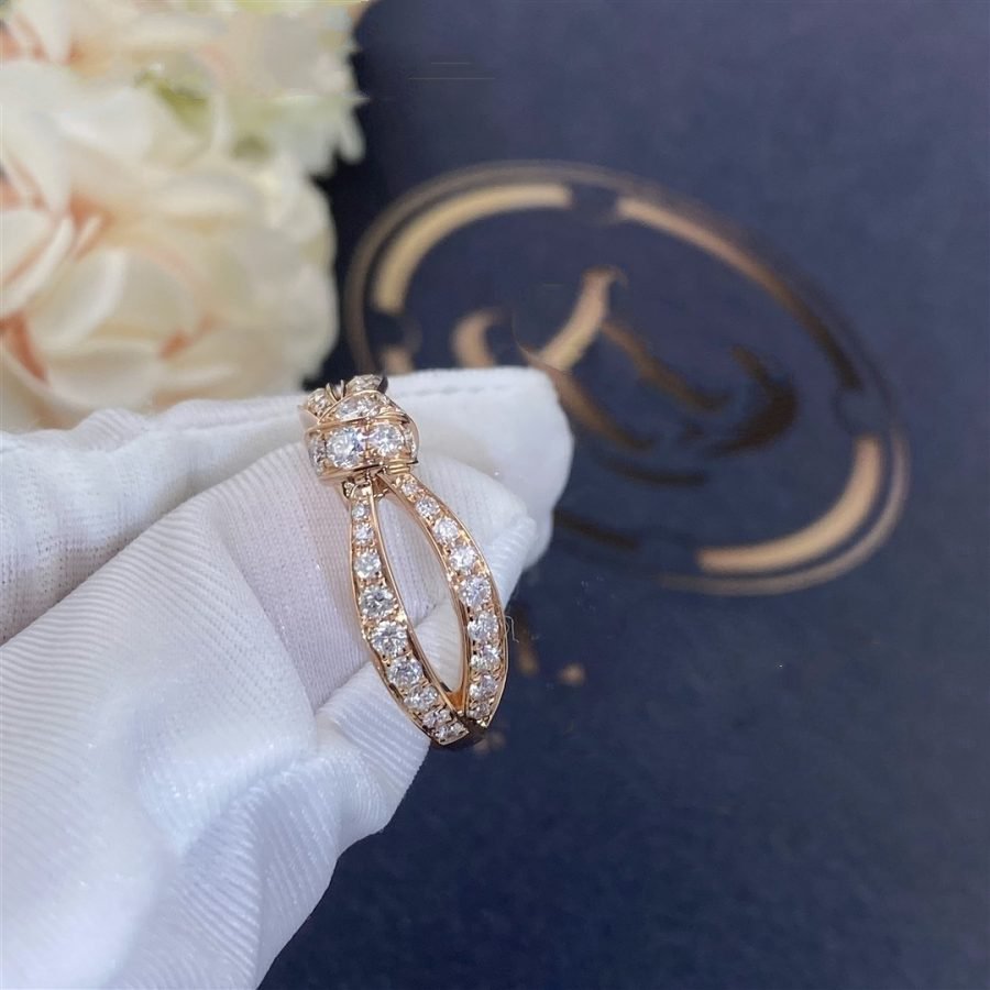[sparkle Jewelry ]LIENS PINK GOLD DIAMOND RING