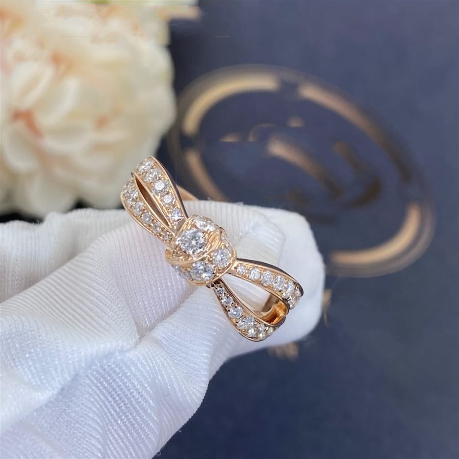 [sparkle Jewelry ]LIENS PINK GOLD DIAMOND RING