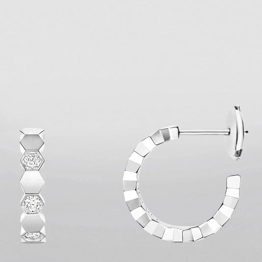 [Sparkle]Aushöhlendes Design Vierblättriges Kleeblatt Blumenform Ring
