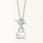 [sparkle Jewelry ]POP H PEDANT SILVER NECKLACE