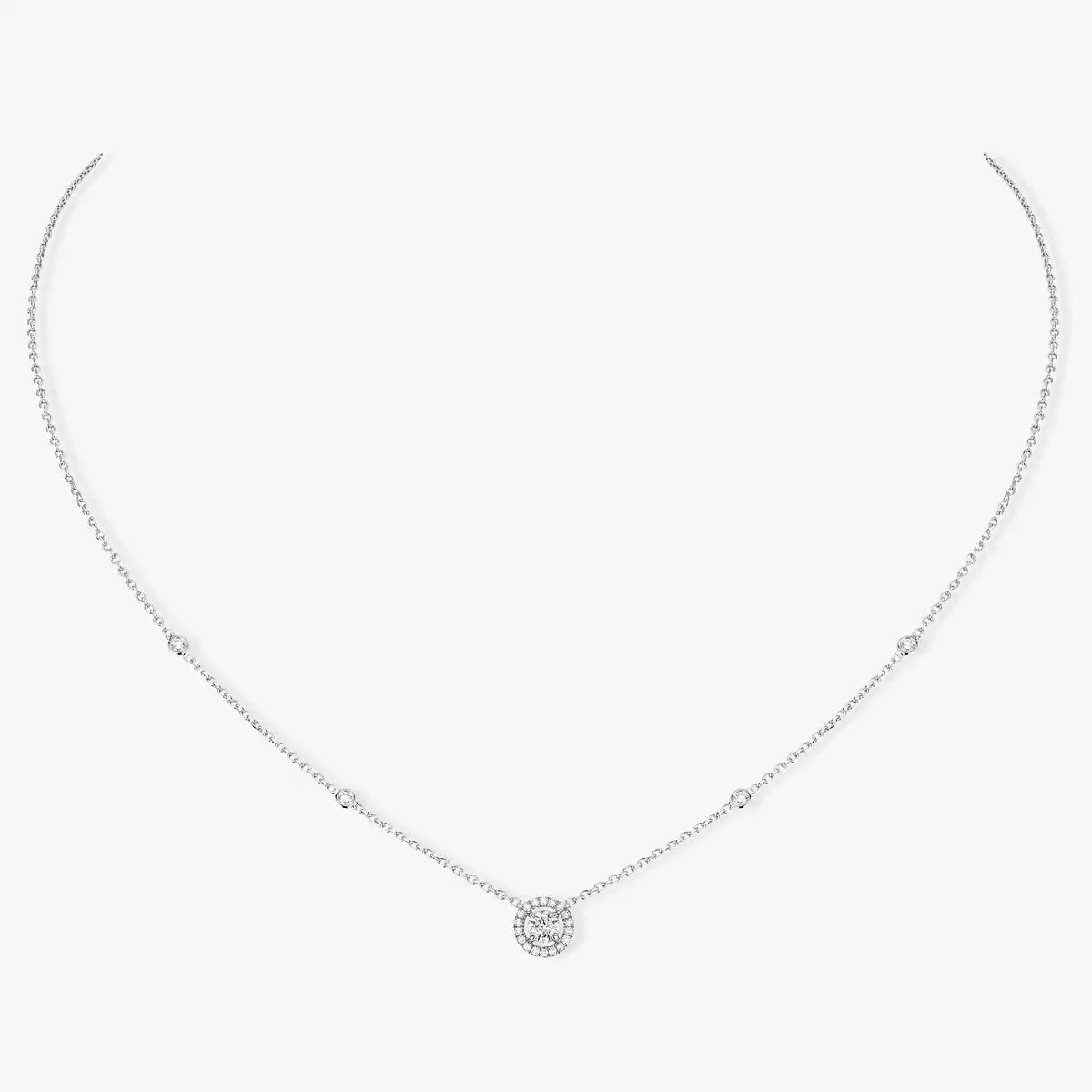 [Sparkle]JOY ANHÄNGER DIAMANTENHALSKETTE