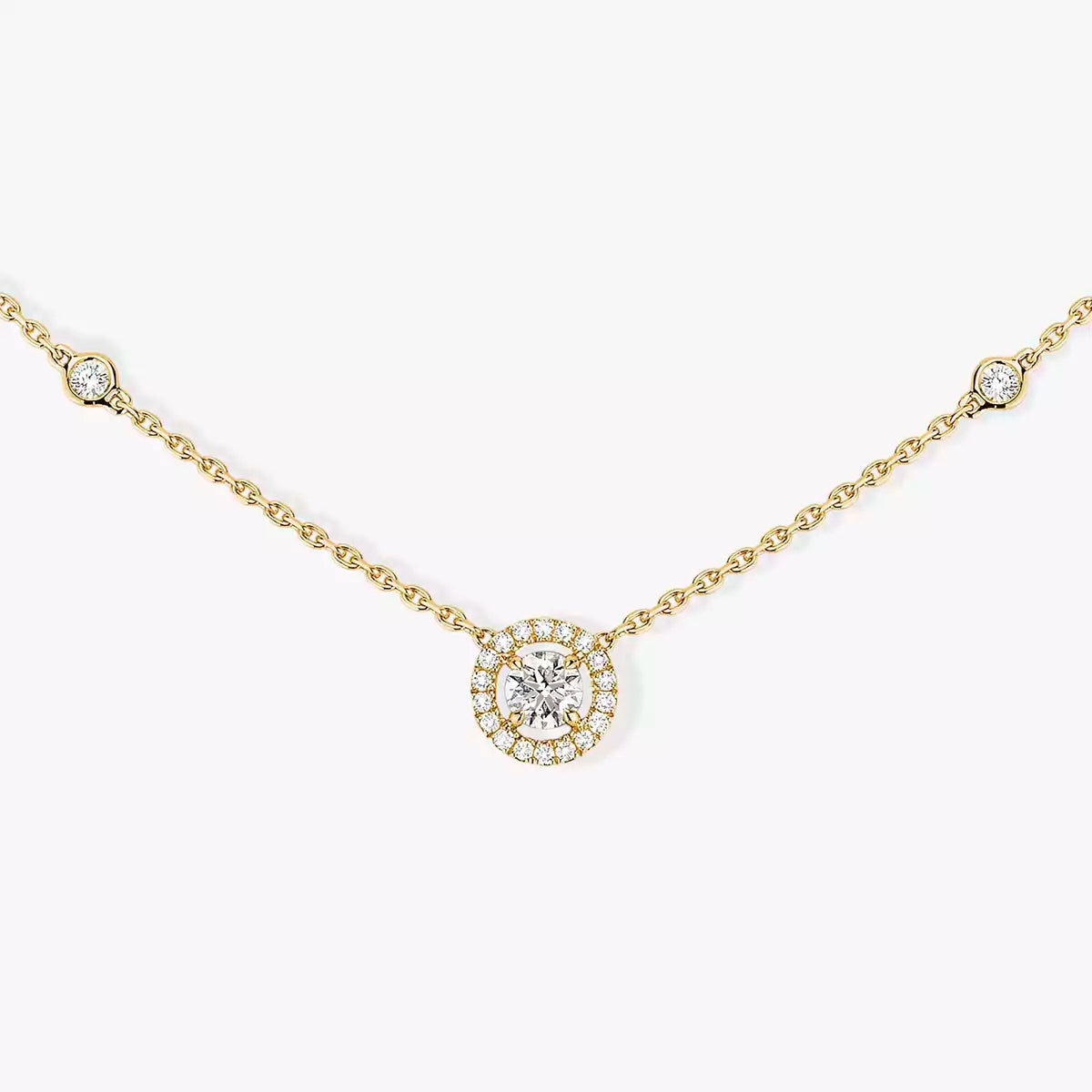 [Sparkle]JOY ANHÄNGER DIAMANTENHALSKETTE