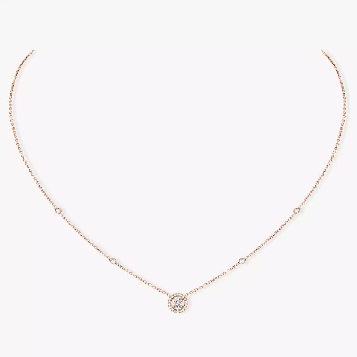 [Sparkle]JOY ANHÄNGER DIAMANTENHALSKETTE