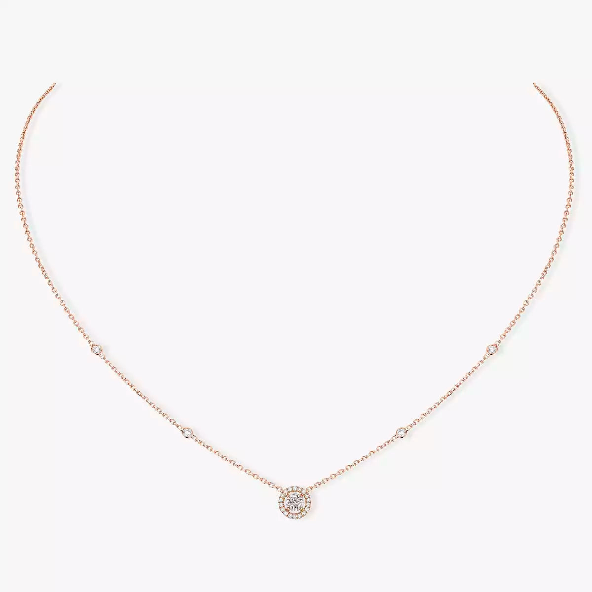 [sparkle Jewelry]Diamond Necklace 0,20ct Brilliant Shape Joy