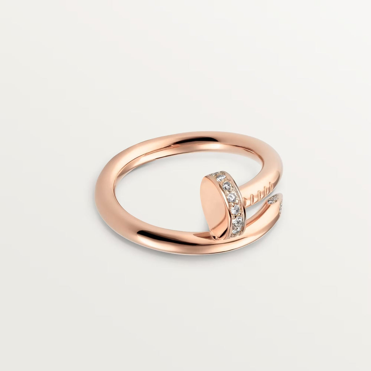 [sparkle Jewelery]JUSTE RING 2.6MM HALF DIAMOND