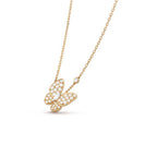 [sparkle Jewelry ]BUTTERFLY DIAMOND NECKLACE