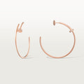 [sparkle Jewelery]JUSTE HALF DIAMOND LARGE EARRINGS