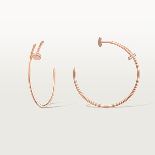 [sparkle Jewelery]JUSTE HALF DIAMOND LARGE EARRINGS