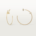 [sparkle Jewelery]JUSTE HALF DIAMOND LARGE EARRINGS