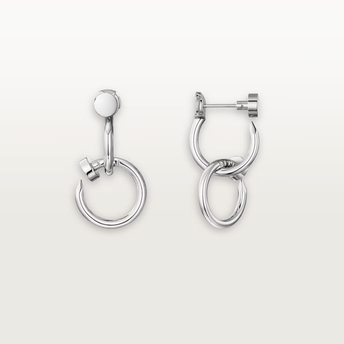 [sparkle Jewelery]JUSTE NO DIAMOND DOUBLE EARRINGS