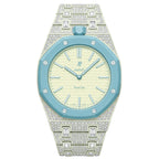 Royal Oak Pop Exclusive Bioceramic Case & Bioceramic Strap Full Diamond