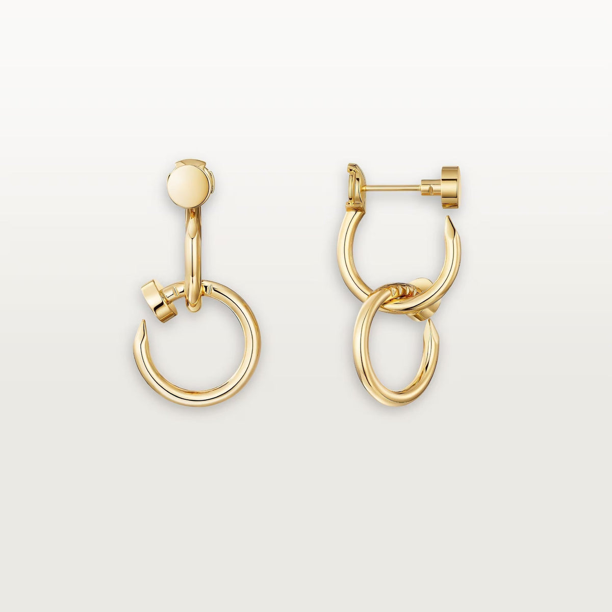 [sparkle Jewelery]JUSTE NO DIAMOND DOUBLE EARRINGS