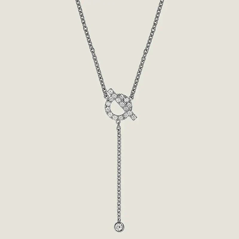 [sparkle Jewelry ]FINESSE SILVER DIAMOND NECKLACE