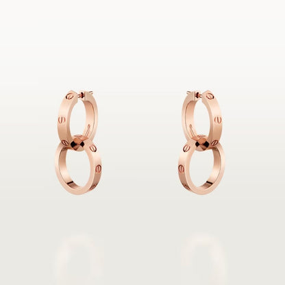 [sparkle Jewelery]LOVE 3.3MM DANGLE EARRINGS
