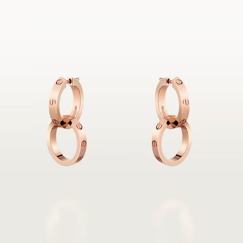 [sparkle Jewelery]LOVE 3.3MM DANGLE EARRINGS