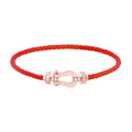 [sparkle Jewelry ]FORCE 10 HALF DIAMOND PINK GOLD RED CORDERI LARGE AND MEDIUM MODEL