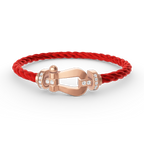 [sparkle Jewelry ]FORCE LARGE HORSESHOE HALF DIAMOND BRACELET ROSE GOLD
