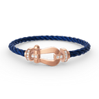 [sparkle Jewelry ]FORCE LARGE HORSESHOE HALF DIAMOND BRACELET ROSE GOLD