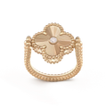 [sparkle Jewelry ]CLOVER RIVERSIBLE ROSE GOLD RING