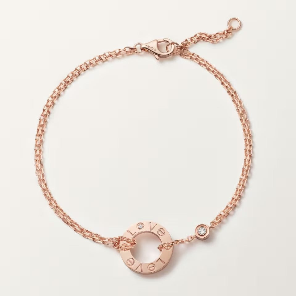 [sparkle Jewelery]LOVE BRACELET 2 DIAMOND