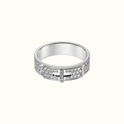 [Glanz]KELLY SILBER DIAMANT RING