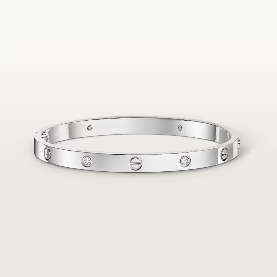 [sparkle Jewelery]LOVE BRACELET 4.8MM 4 DIAMONDS