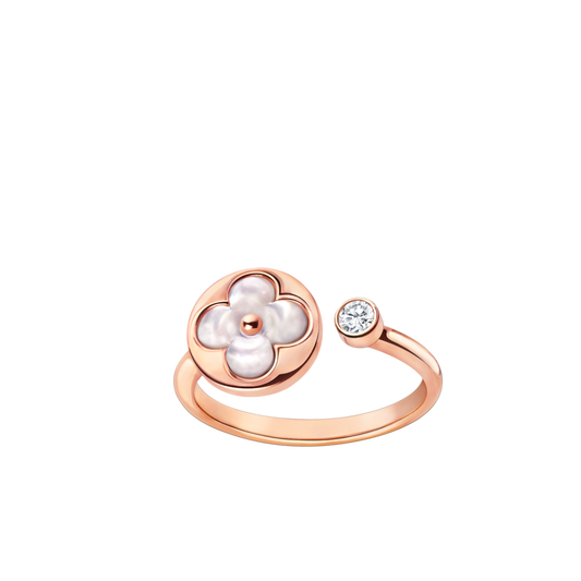 [Sparkle]SUN 1 DIAMOND PINK MOP RING