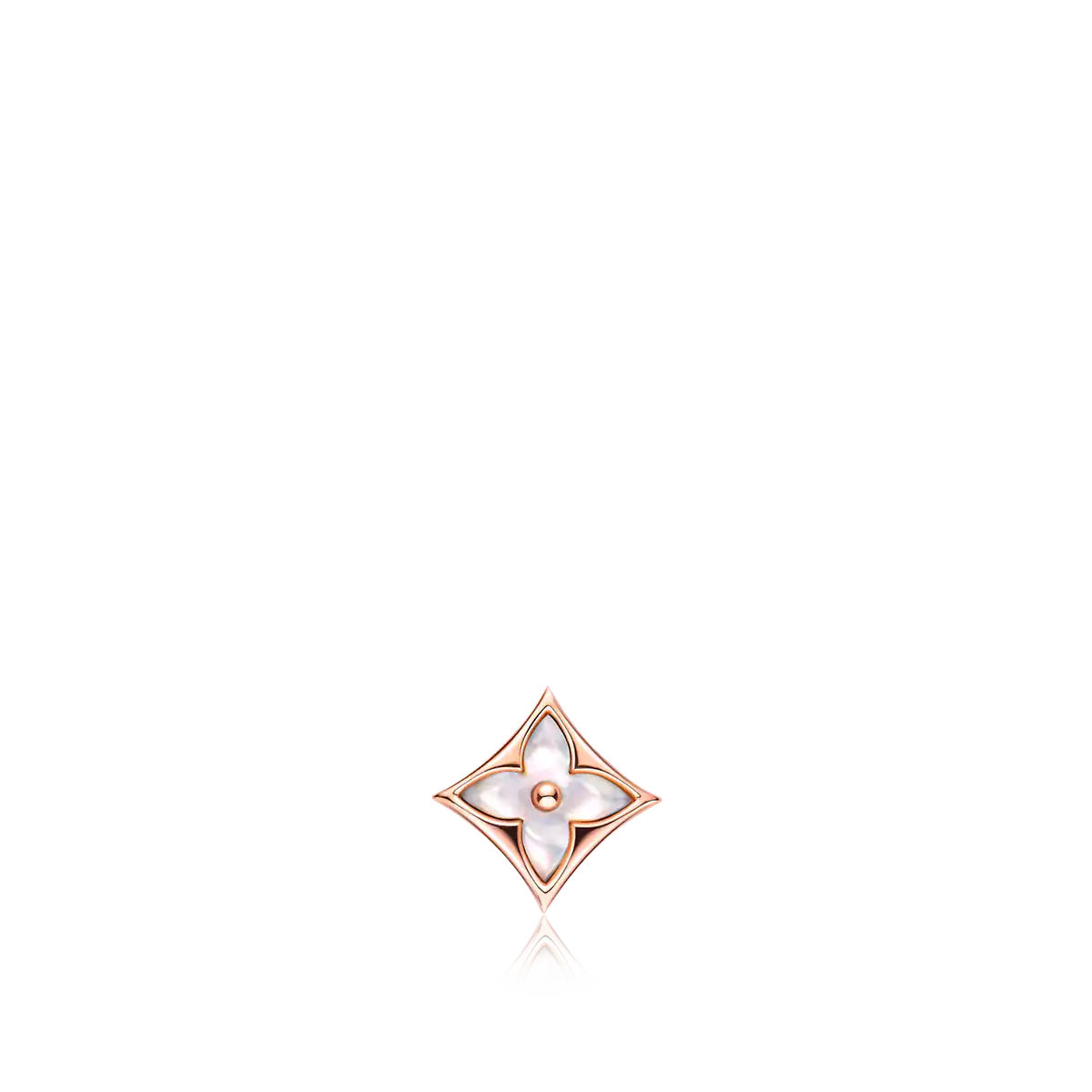 [sparkle Jewelry ]STAR MOP PINK GOLD EARRINGS