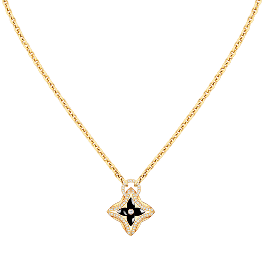 [Sparkle]STERNANHÄNGER ROSÉGOLD DIAMANT HALSKETTE