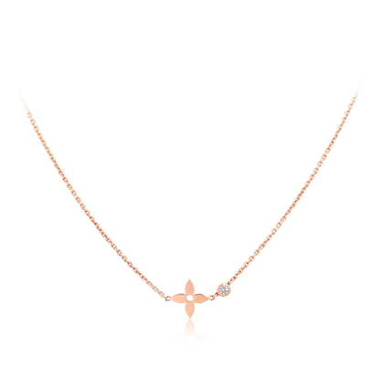 [Sparkle]BLOSSOM PENDANT ROSE GOLD AND DIAMOND