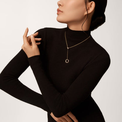 [sparkle Jewelery]TRINITY DIAMONDS NECKLACE