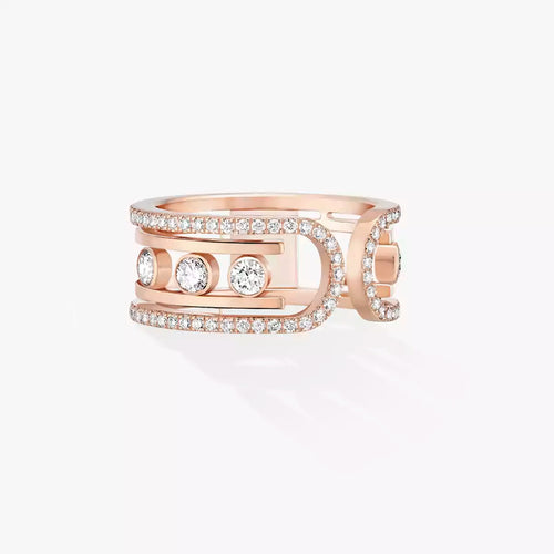 [Sparkle]OPEN MOVE 10-DIAMANT PAVÉ RING