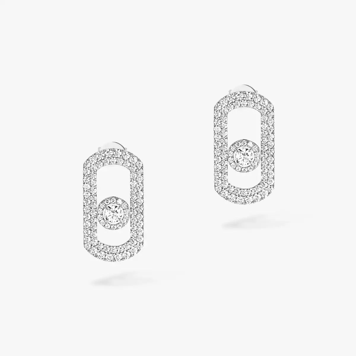 [Sparkle]OHRHÄNGER MIT PAVÉ-DIAMANTEN „MOVE“