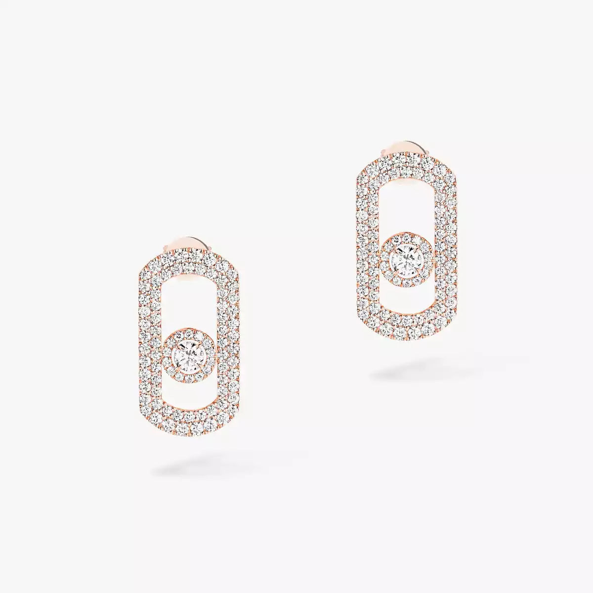 [Sparkle]OHRHÄNGER MIT PAVÉ-DIAMANTEN „MOVE“