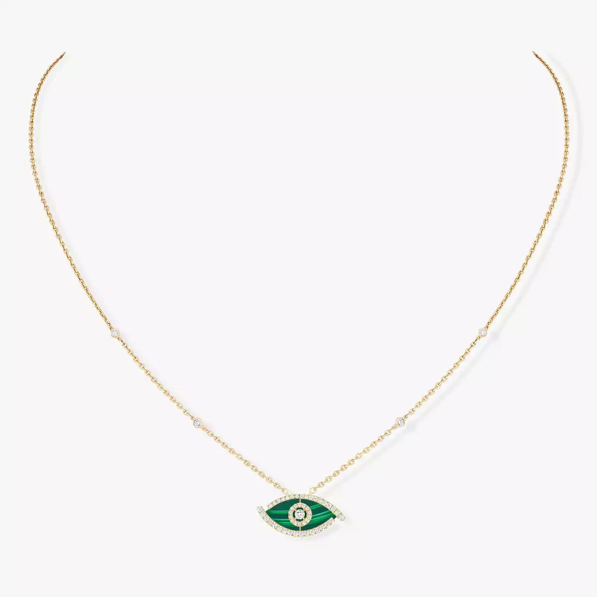 [Sparkle]LUCKY EYE DIAMOND NECKLACE