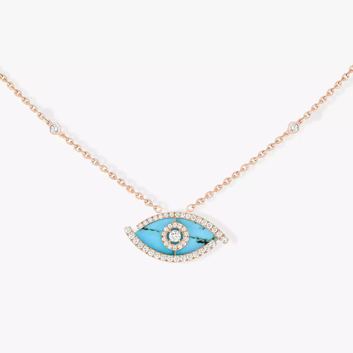 [Sparkle]LUCKY EYE DIAMOND NECKLACE
